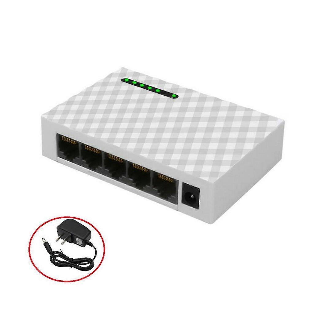 Comutator Ethernet Gigabit cu 5 porturi Hub de rețea de acasă 10/100/1000M RJ45 pentru monitor
