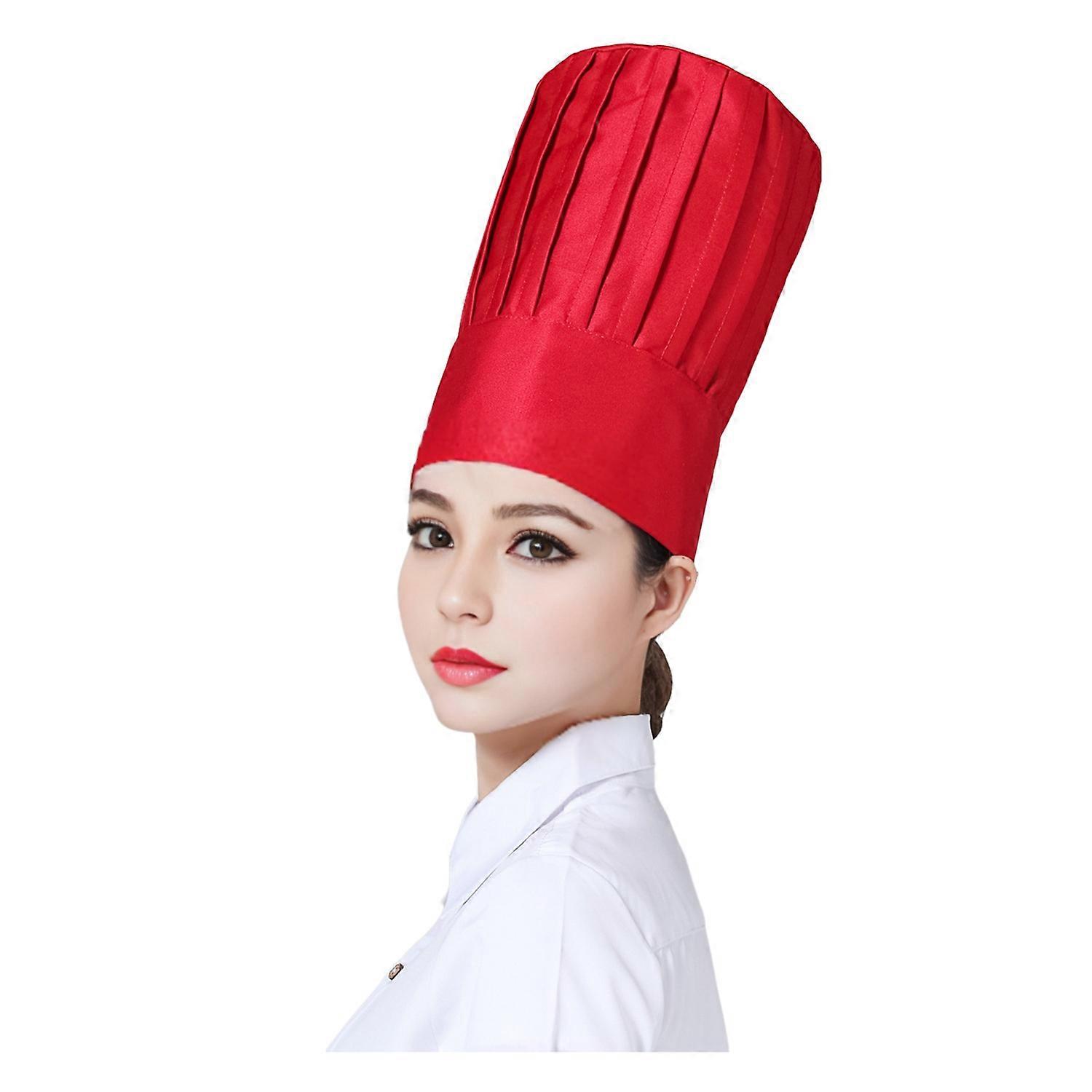 Chef Hat Adjustable Elastic Adult Baker Cooking Cap Soft Breathable Height Thickness Kitchen Tools