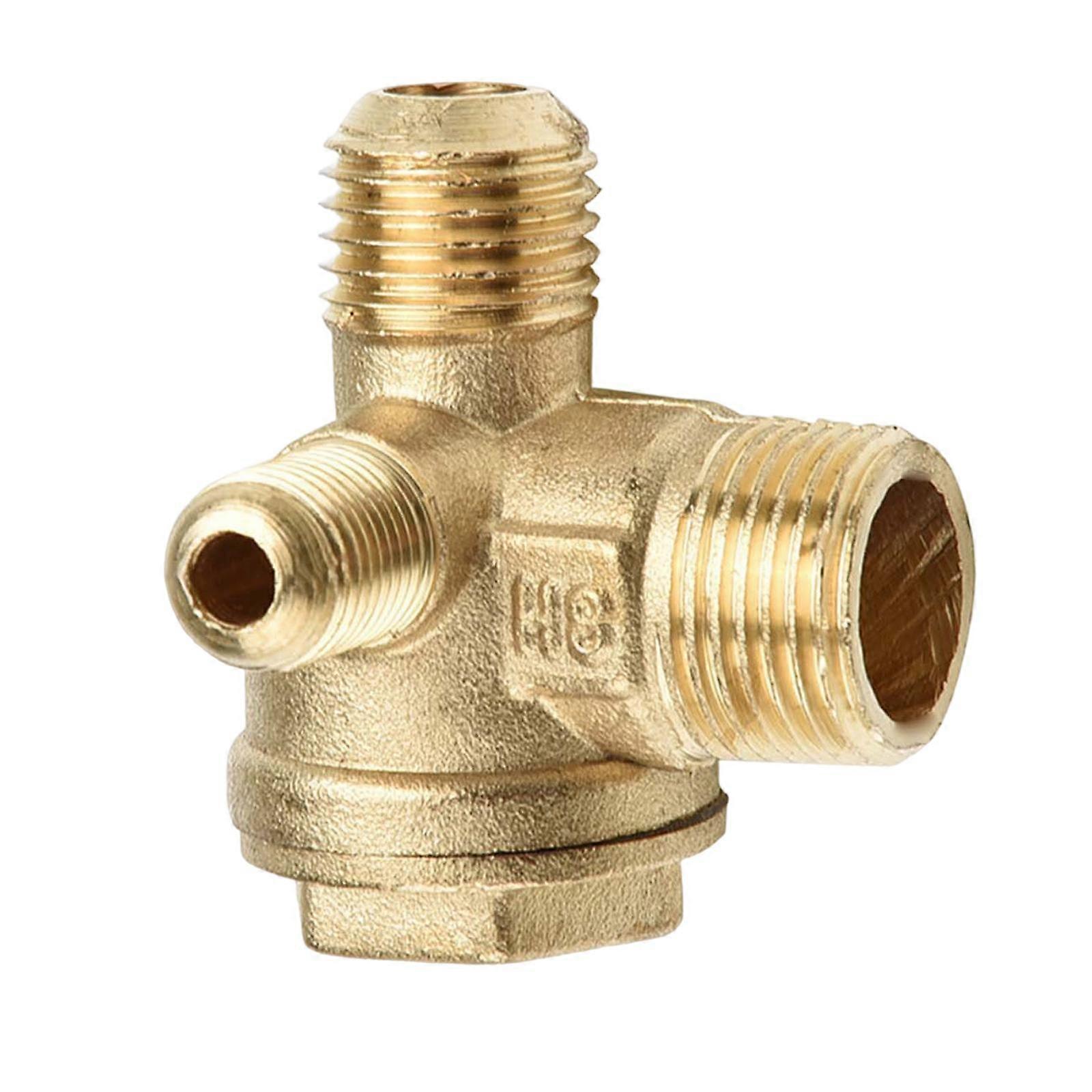 External Thread Compressor Check Valve 1/2"x3/8"x1/8" Compressor Part