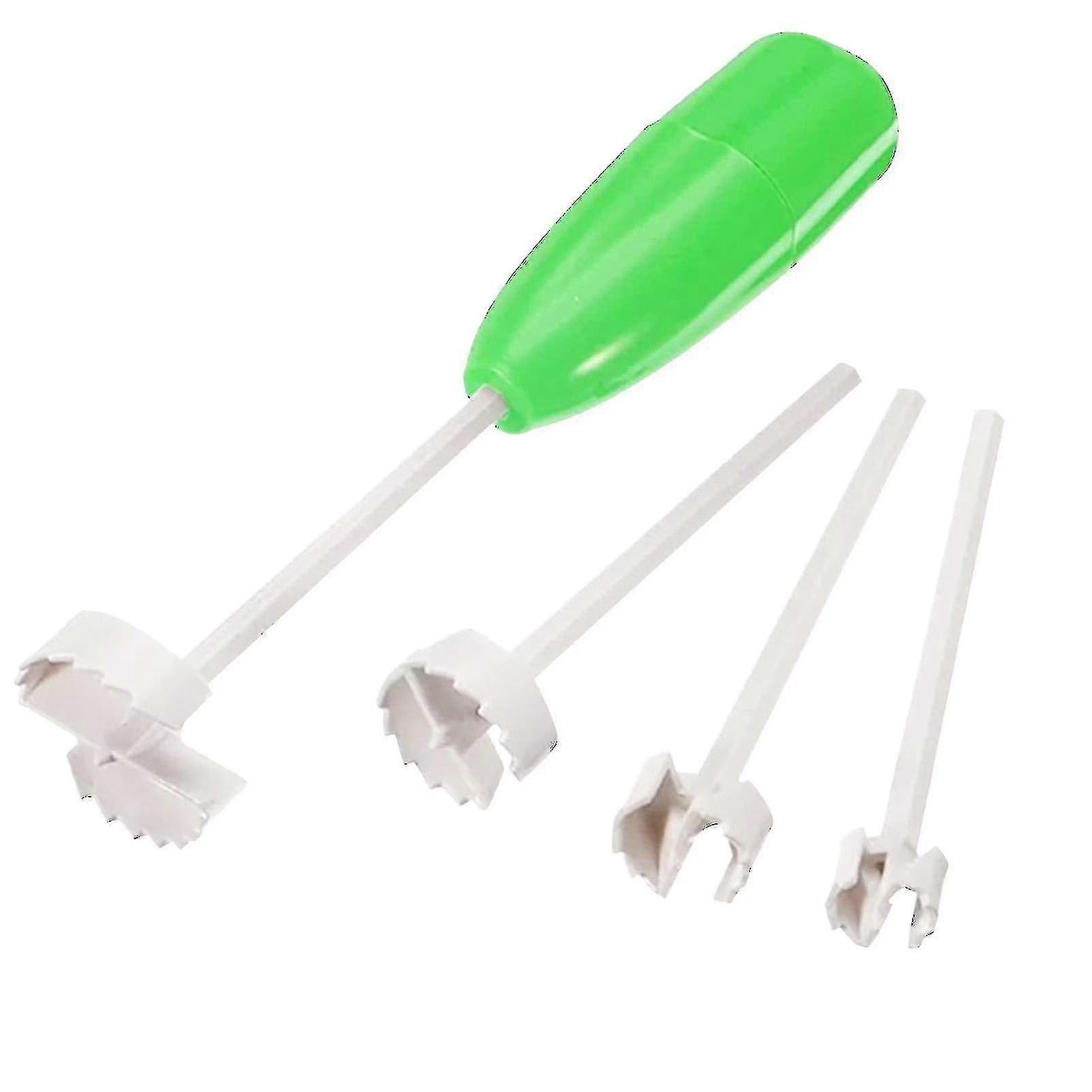 4pcs/set Vegetable Corer Spiral Cutter Digging Device Corer For Stuffed Vegetables