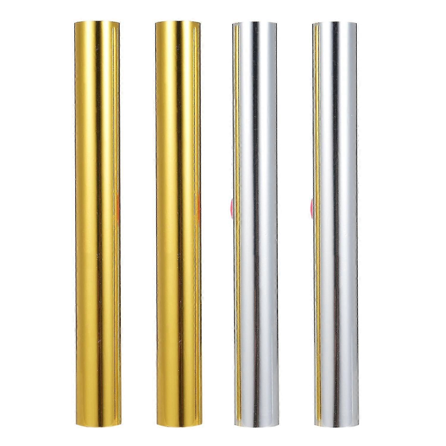 4 rouleaux de papier dorure à chaud or et argent, rouleau de dorure à chaud utilisé avec un stylo dorure à chaud