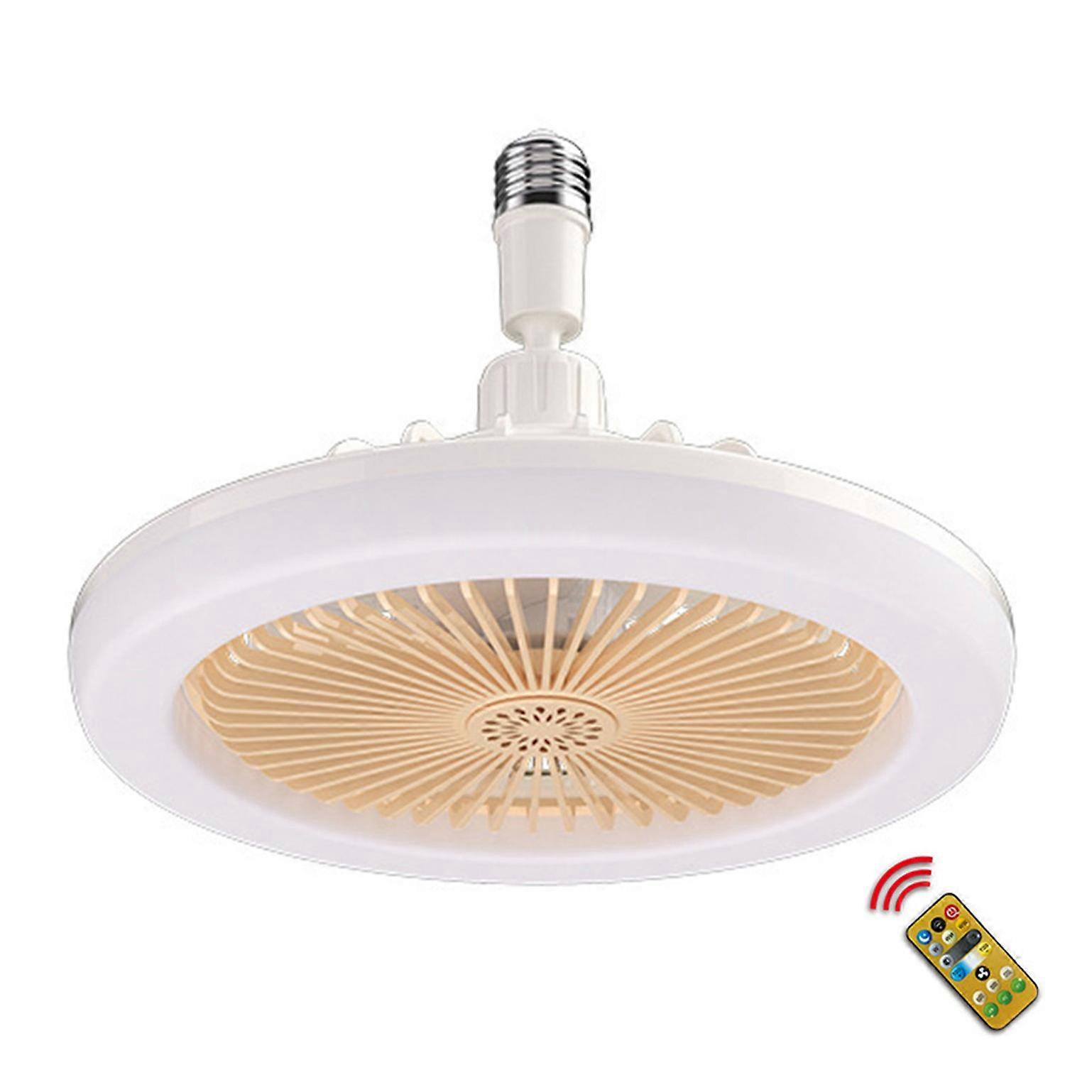 LED Ceiling Fan Stepless Dimming Speed Adjustable Remote Control High Brightness Easy Installation