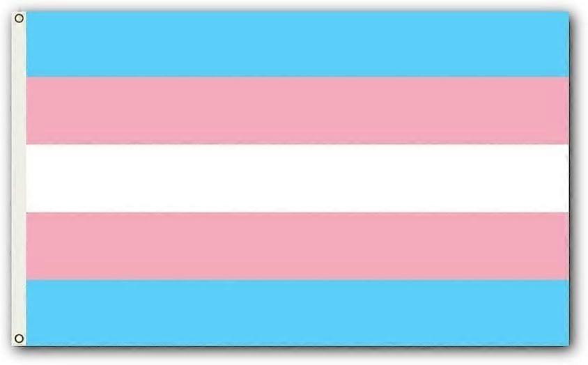 Transkjønnet Pride utendørs flagg QQZ338