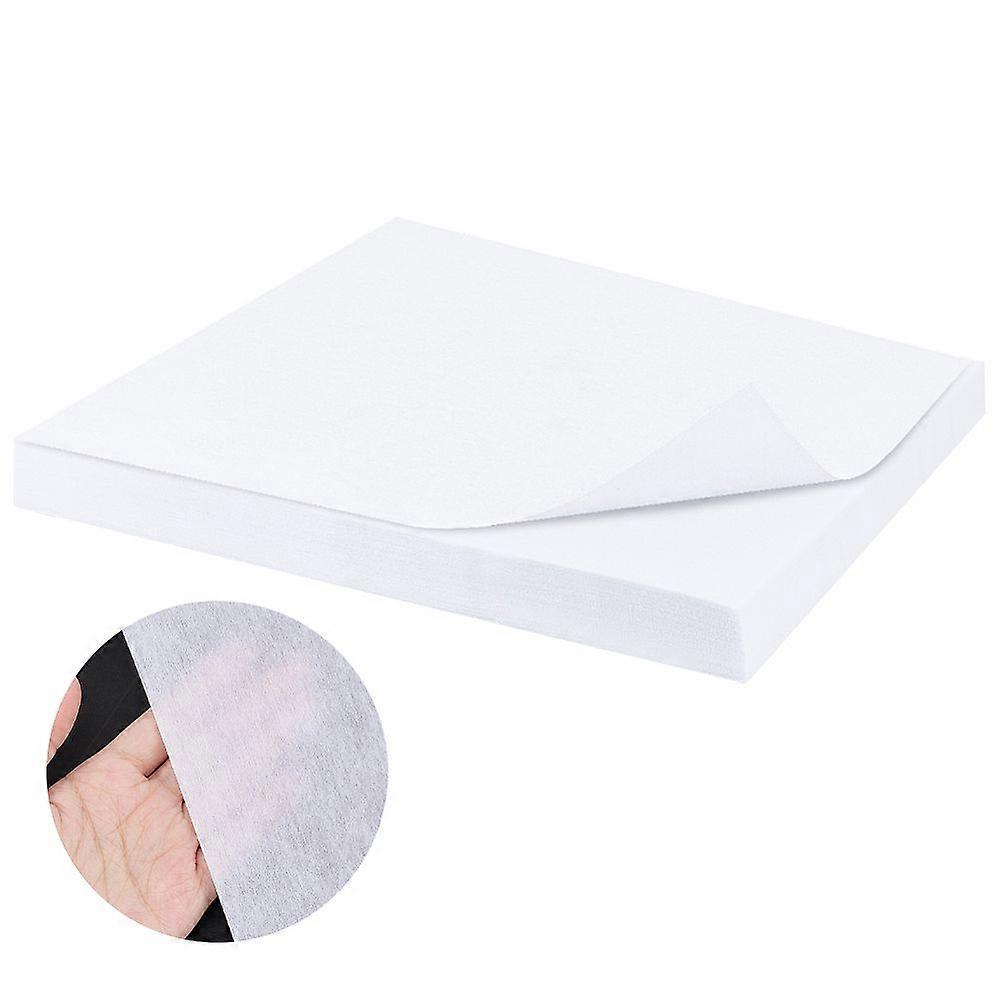 120 Sheets Paper Interlining Embroidery Fabric Tear Away Stabilizer White Rectangle 250x300mm
