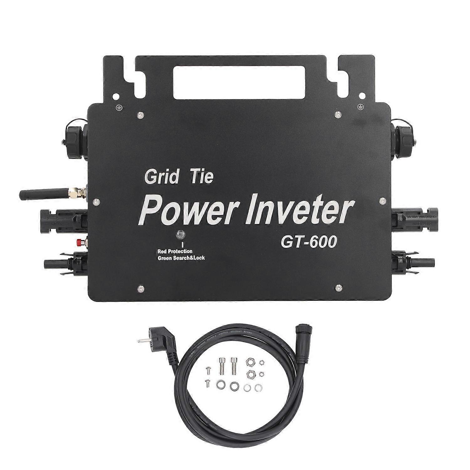 Solar Grid Connected Micro Inverter Single Phase 600W DC to AC Grid Tied Inverter for Industry