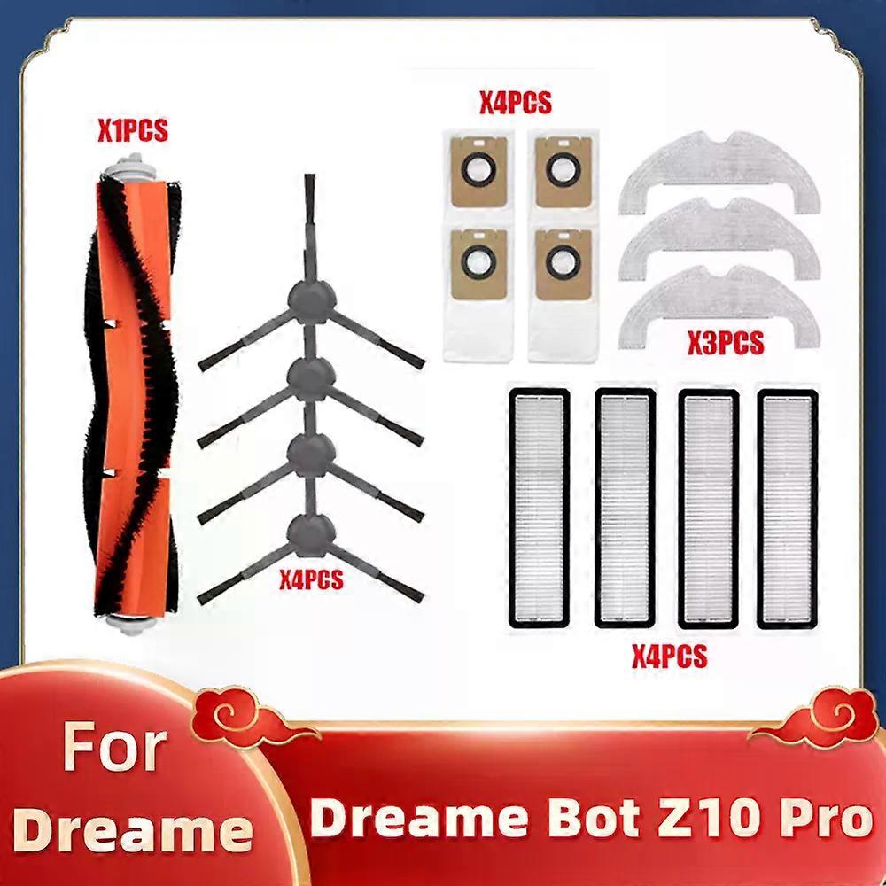Compatible For Xiaomi Dreame Bot Z10 Pro L10 Plus Robot Vacuum RLS5D Spare Parts Main Side Brush Hepa Filter Mop Dust Bag Xiomi