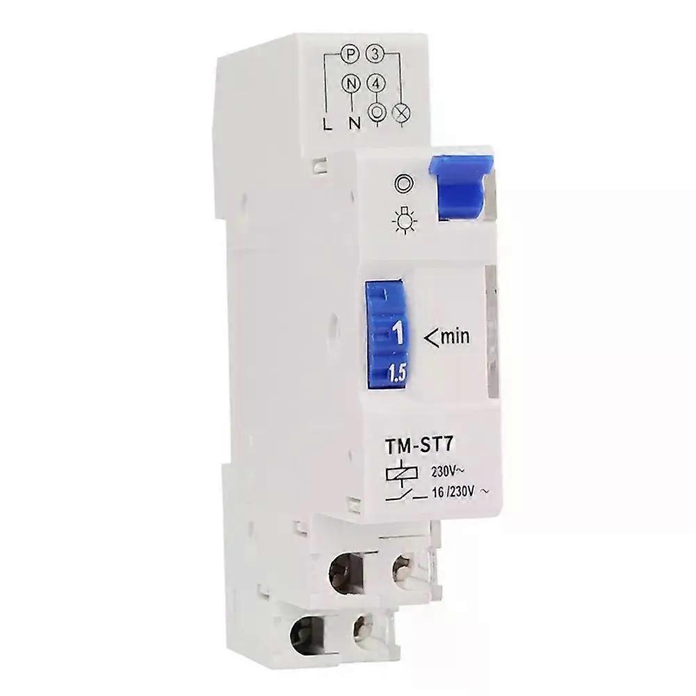 TM-ST7 Timer Switch 220V For Street Lights Neon Lights Mechanical Stair Timer Switch Din Rail Staircase Timer Switch