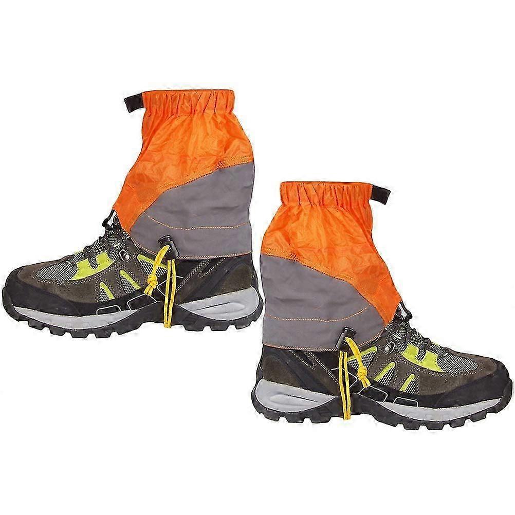 الجراميق المنخفضة الثلج الكاحل الجراميق في الهواء الطلق للماء المشي لمسافات طويلة الكاحل الجراميق خفيفة الوزن الجراميق قابل للتعديل أغطية القدم برتقالي