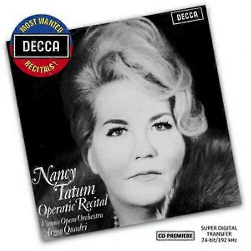 Nancy Tatum Nancy Tatum Operatic Recital CD (2014) NEW