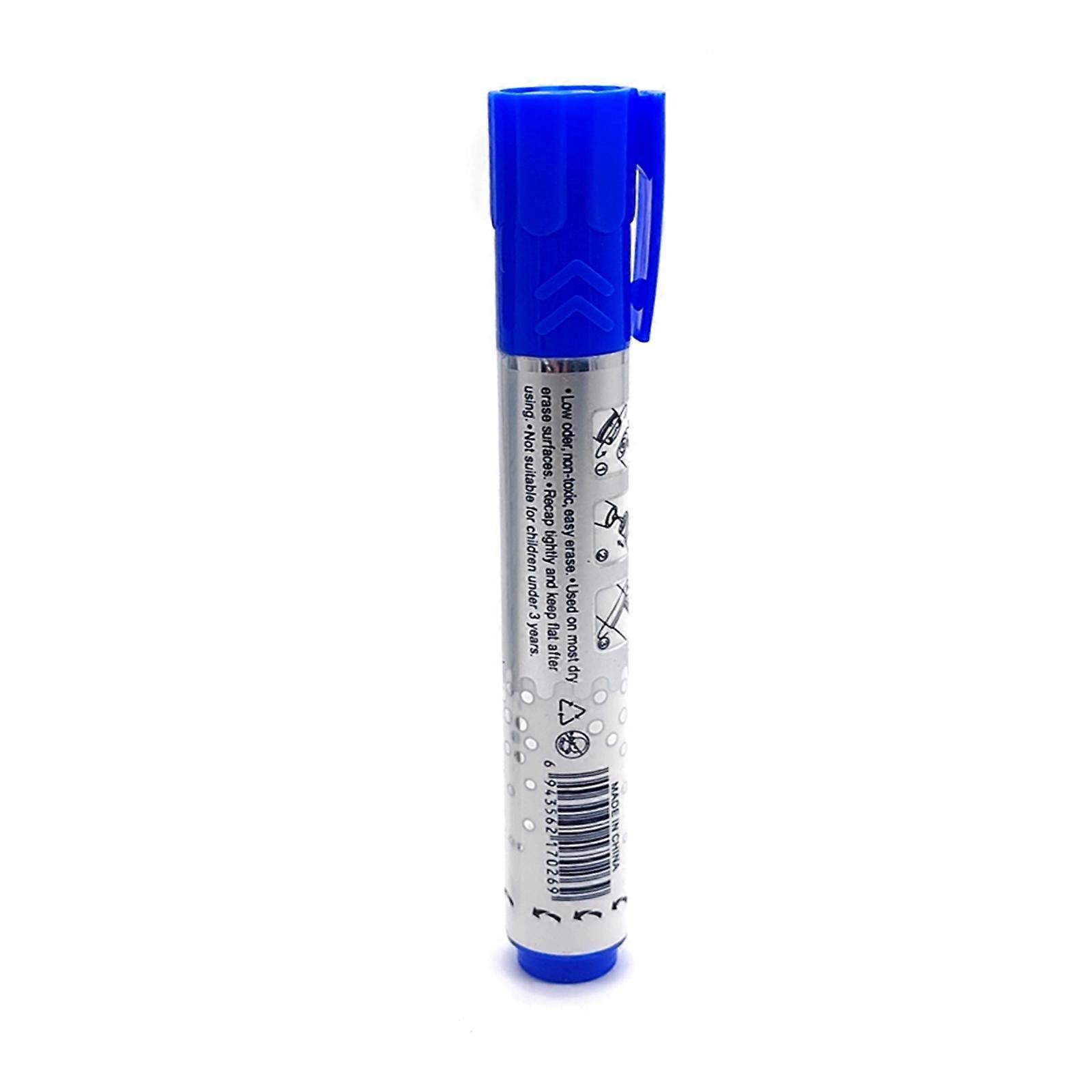 Multipurpose Disguised Marker Pen with Secret Storage Compartment Portable for Hiding Valuables Use 2 Pieces Set Blue