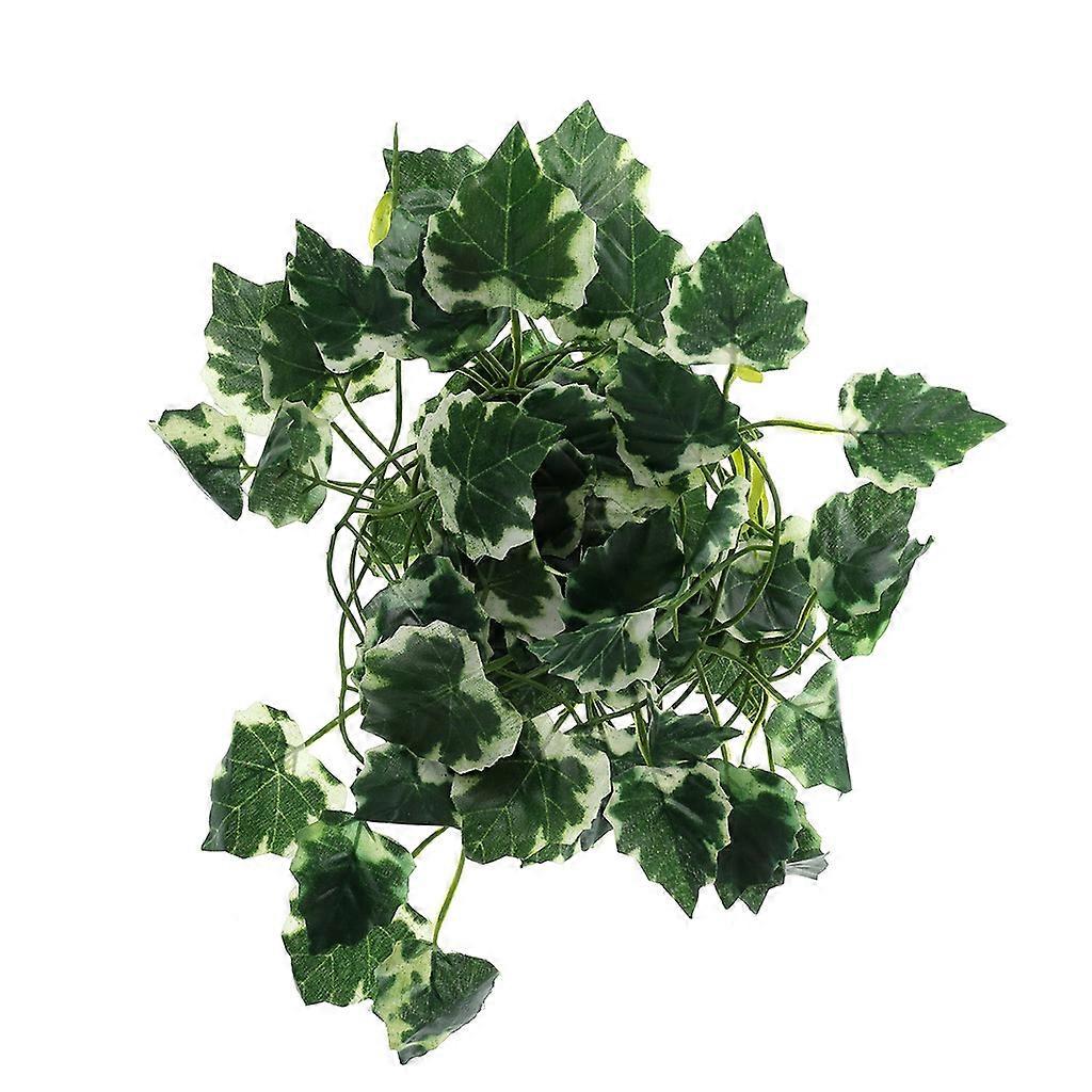 Reptile Plants Vines for Climbing Habitat Decor Branches with Lifelike Leaves for Lizard Spider Snake Gecko for Frog Green