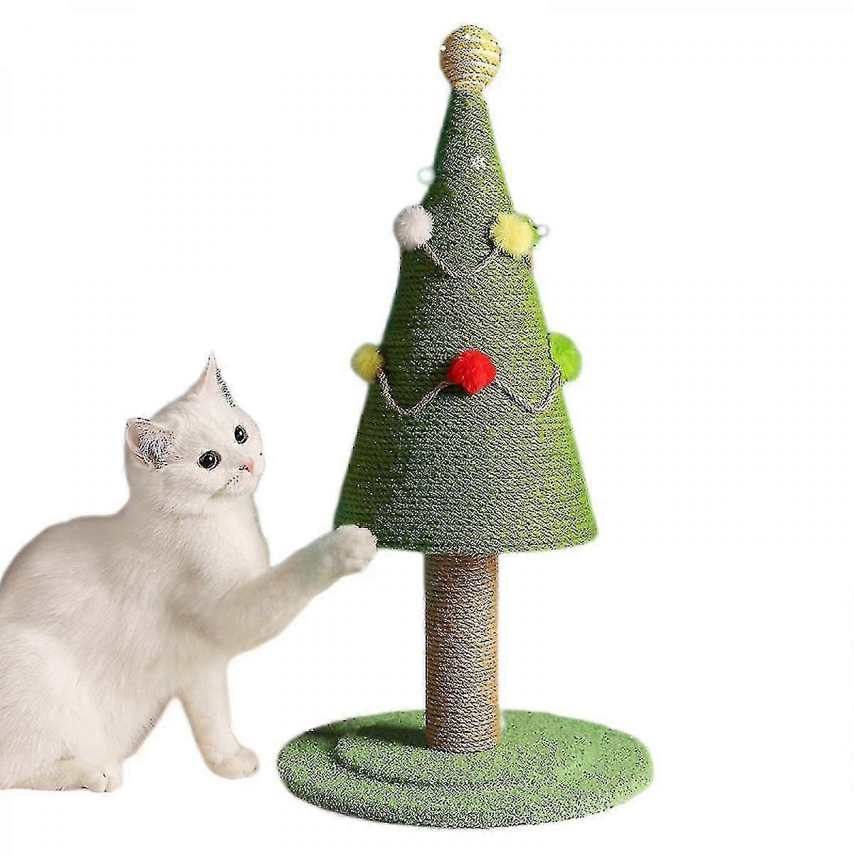 Cat Scratching Post Tall Ceder Christmas Cat Trees For Adult Large Cats Scratcher Cute Toy Kitten Kitty Sisal Scratch