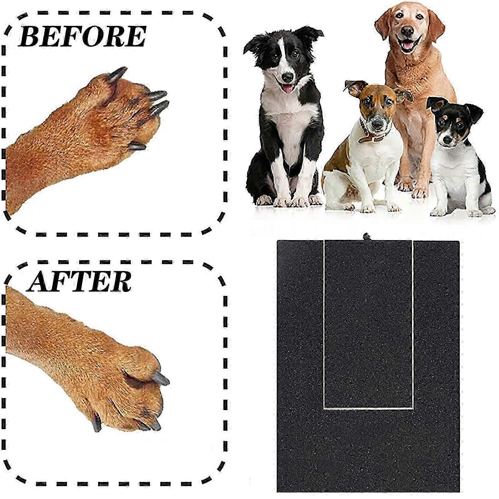 Cão Scratch Pad para unhas de madeira Dog Scraper Madeira Sólida Cão Nail File Board GAO1070