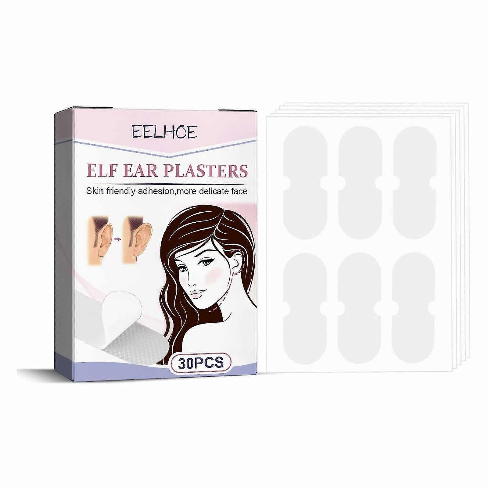 Skincare Ear Correction, Cosmetic Ear Corrector, Solution for Protruding Ears, Ear Stickers for Large Ears, 30Silicone Ear Correction Patches, Self-Ad