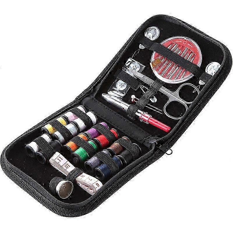 Sewing Kit, Mini Sewing Kit for Home Emergency, Sewing Supplies with Basic Sewing Threads, Needles