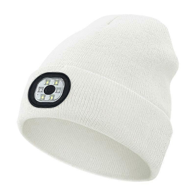 Lighted Beanie Cap Ultra Bright 4 Led Waterproof Headlamp Color 6