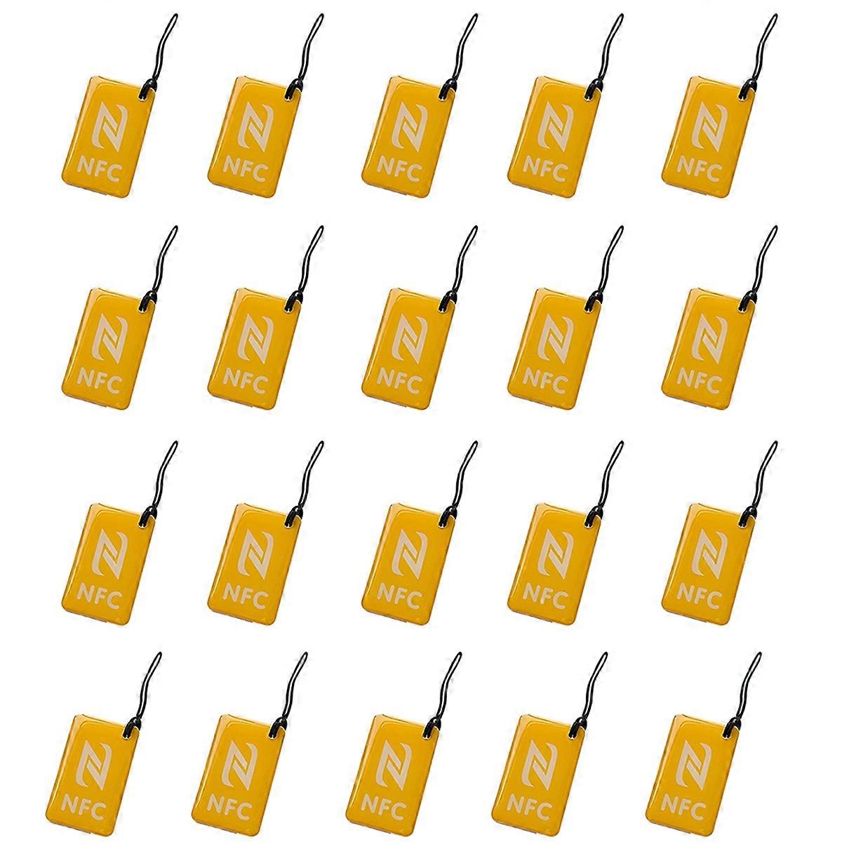 20Pcs NFC Tags Lable Ntag213 13.56mhz Smart Card for All NFC Enabled Phone Smart Business Card NFC