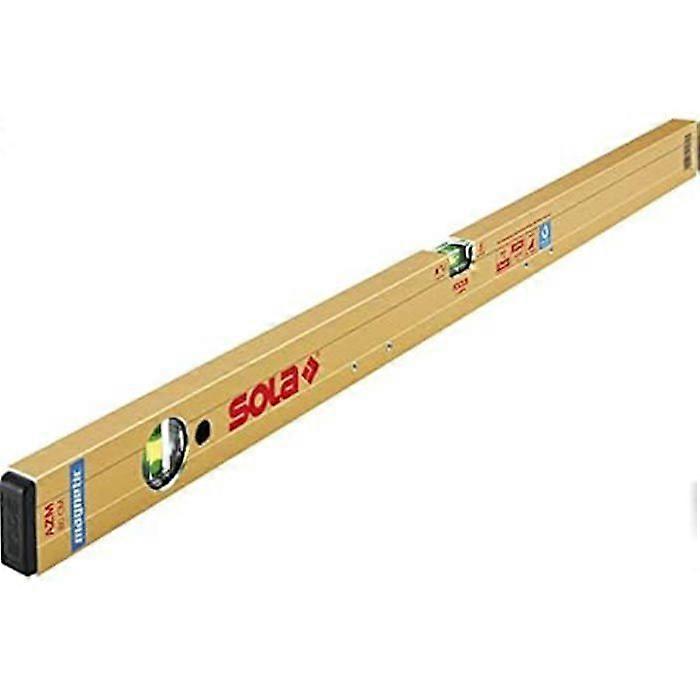 Magnetic bubble level - SOLA - AZM - 1000 mm - 6 magnets - optimized luminous coating