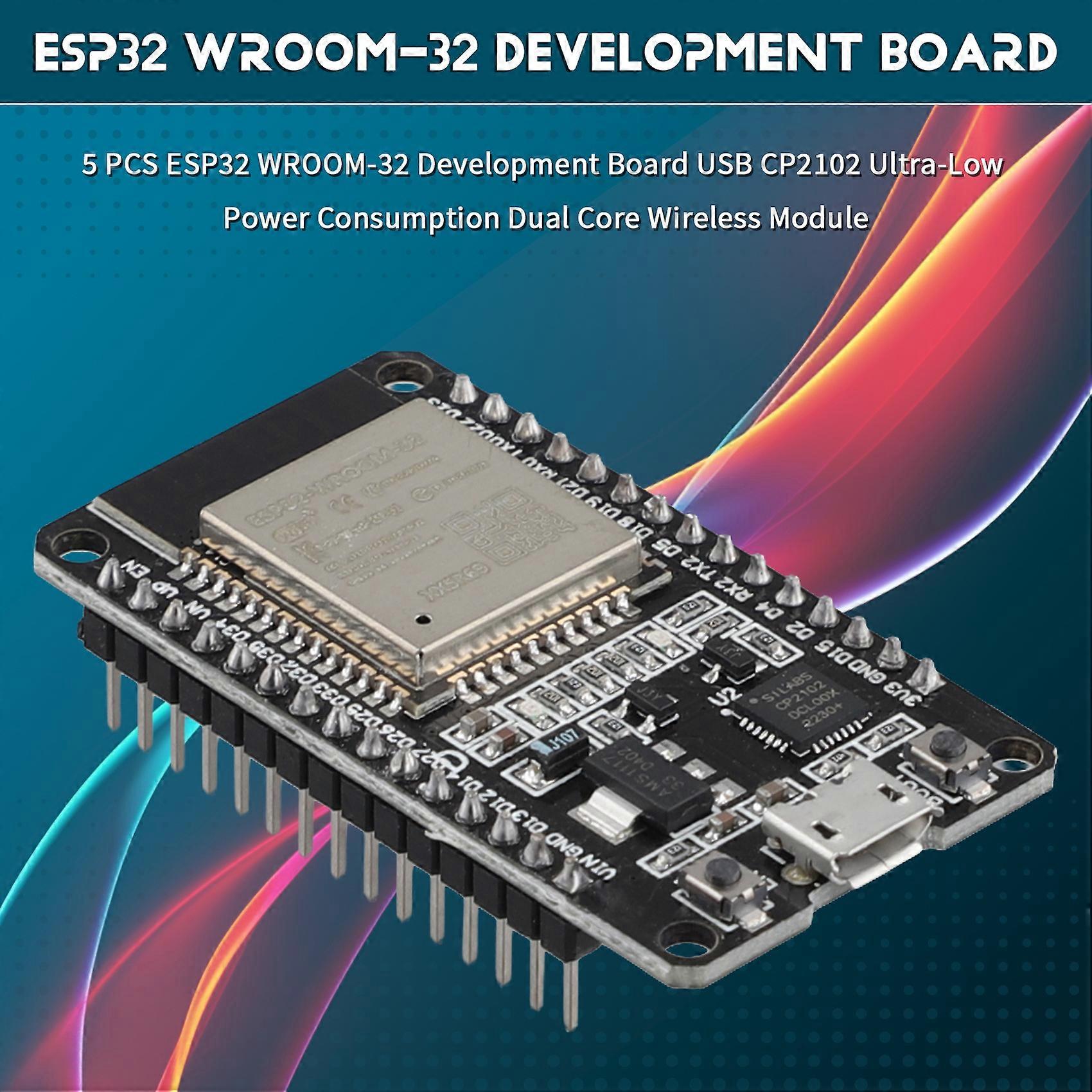 Scheda di sviluppo ESP32 WROOM-32 Modulo wireless dual core USB CP2102