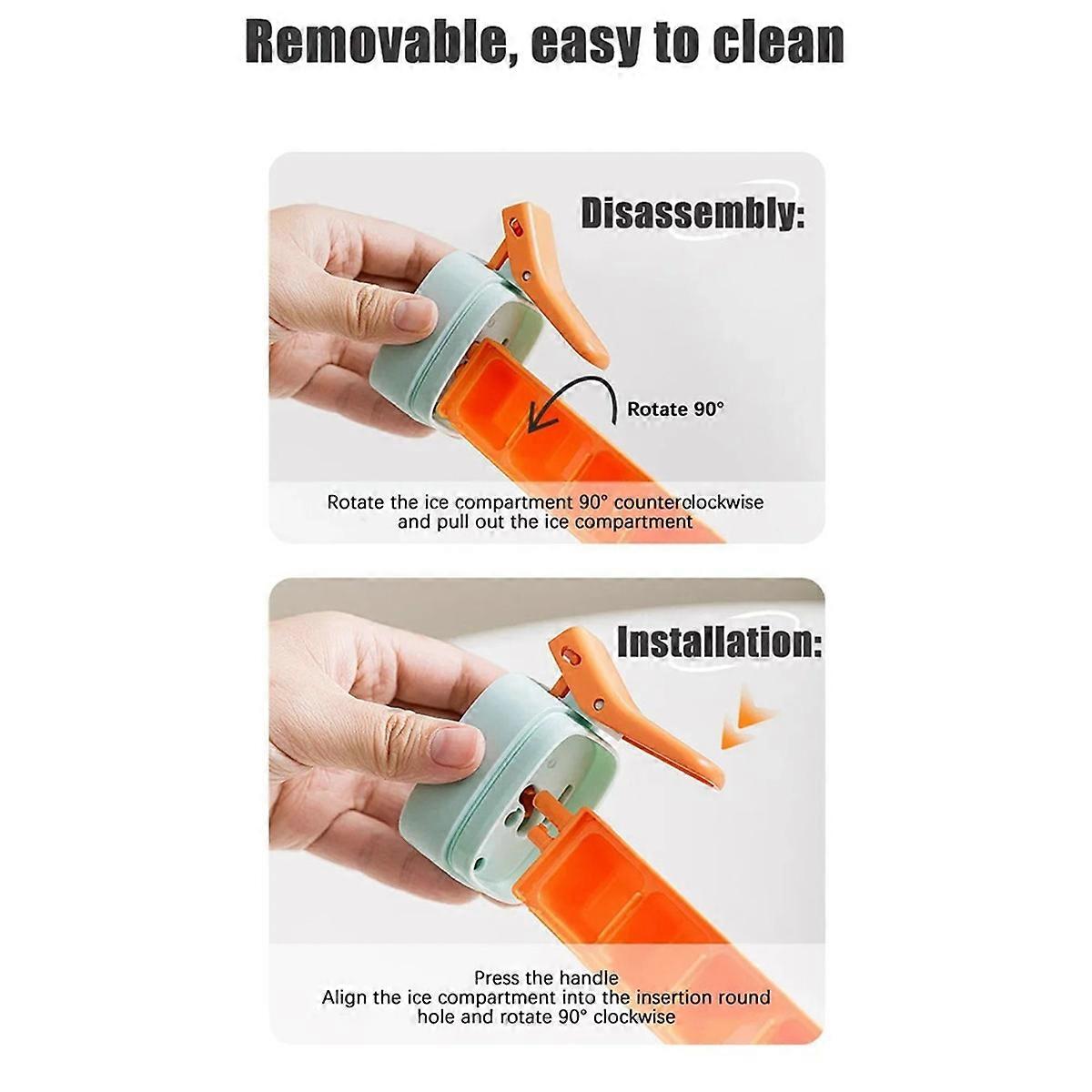 2PCS One-handed Pressing Ice Lattice,B