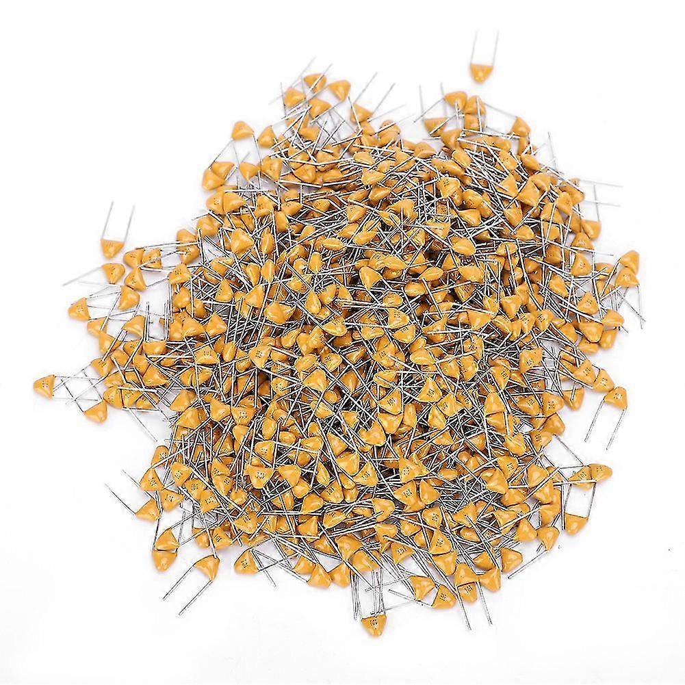 1000Pcs Monolithic Capacitor InLine Ceramic 100PF 5.08mm Lead Pitch DC50V 10% Deviation