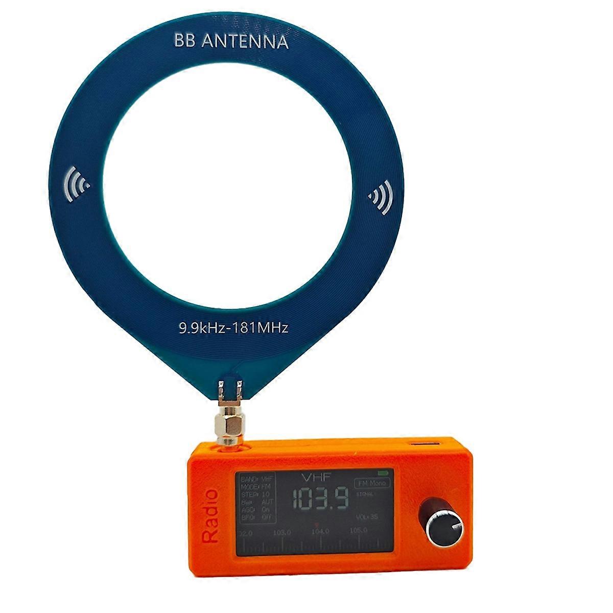 SI4732 9.9-108mhz Radio 1.9inch IPS Screen Pocket Mini Radio with Antenna All Band Radio Receiver HF SW MW VHF Radio