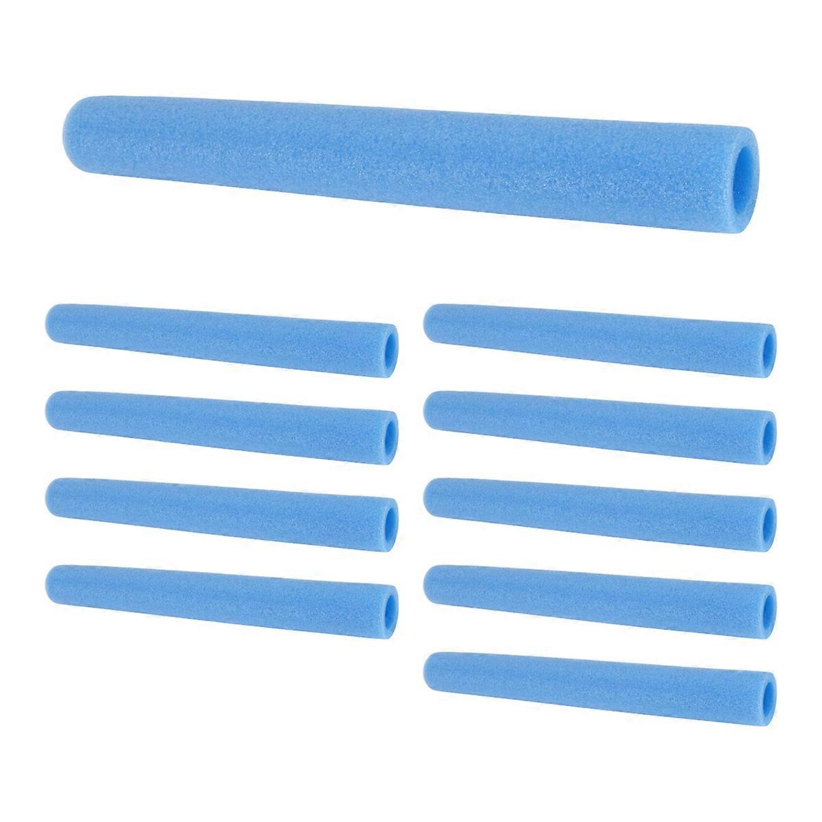 10PCS Trampoline Poles Cover Padding Foam Tubing 40CM Foamed Pipe Sponge Casing Protective Trampoline Pole Sleeves Blue