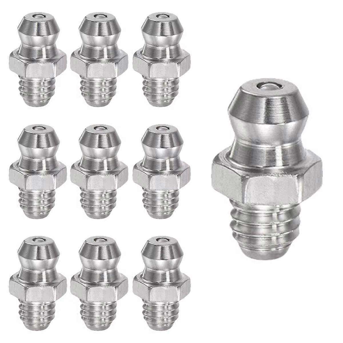 Direct Hydraulic Grease Installation Wire Kit 18mm High Grease Nipple Machine Power Supply 10 Pieces