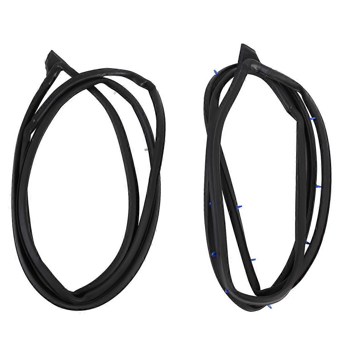 1 زوج الباب الأمامي Weatherstrip شريط لاصق مقاوم للماء 72350 - A01
