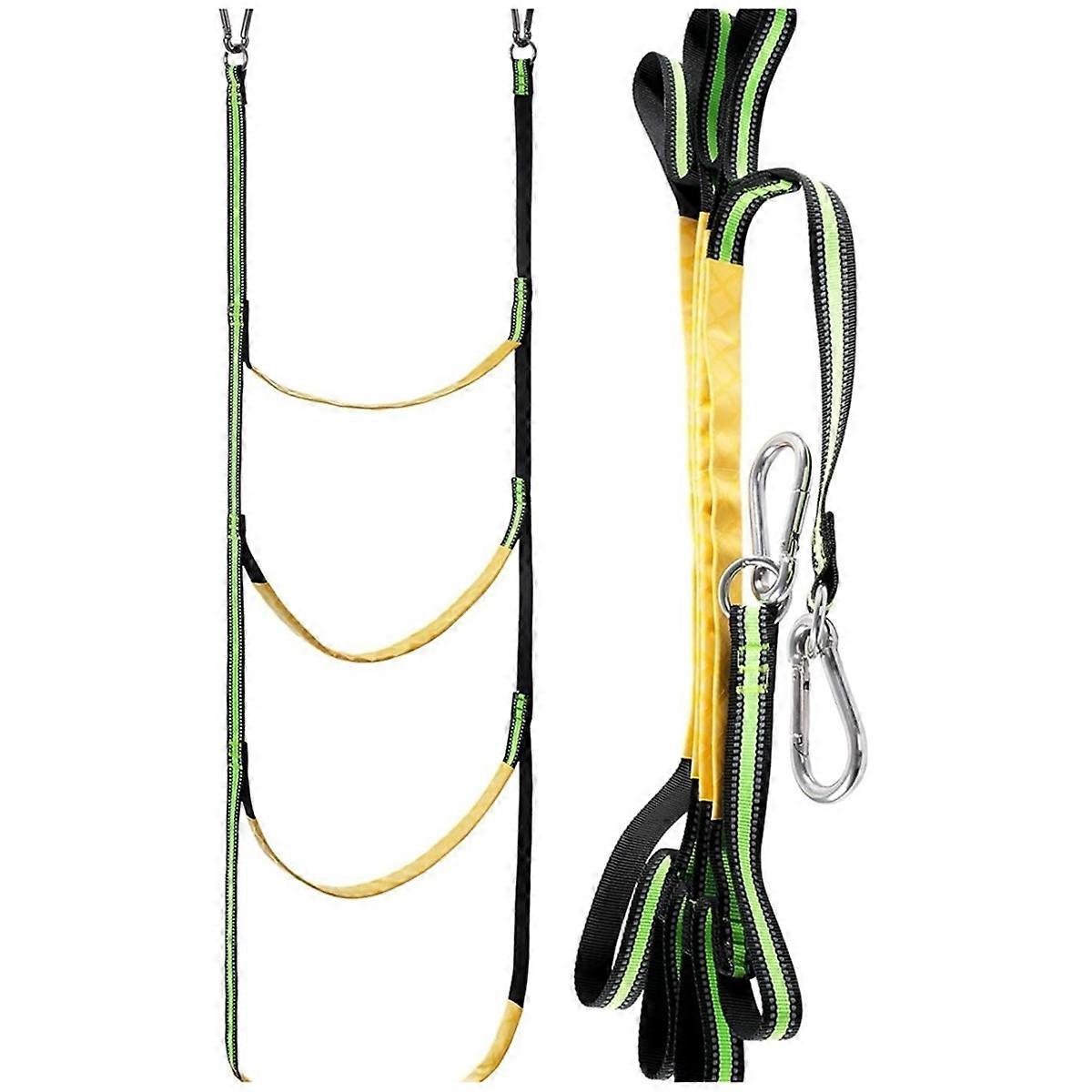 Marine Rope Ladder,Portable Marine Boarding Rope Ladder 4 Elevators