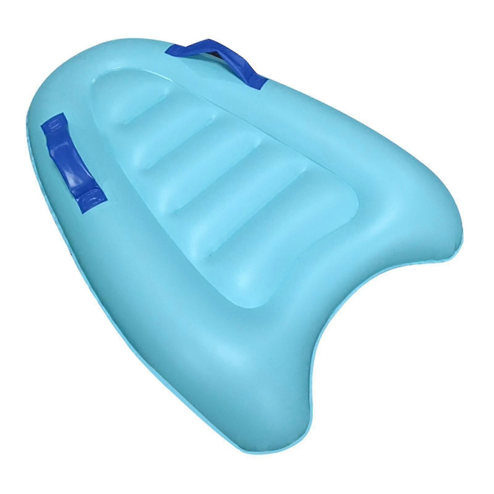 Inflatable Surf Body Board With Handles Lightweight Swimming Floating Surfboard Aid Mat Learn To Swim For Kids Adult