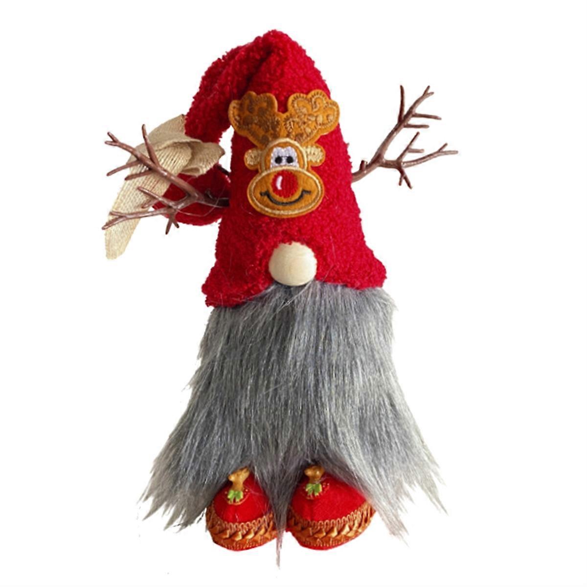 Reindeer Gnomes Decorations Plush Collectible Dolls Gnome Decor