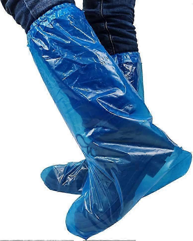 Capas de Botas e Sapatos Grandes Extra Altas de 19 polegadas - Pacote de 80 Duráveis e Descartáveis