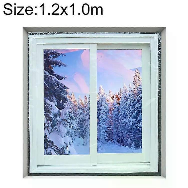 Window Insulation Film-Windproof,Soundproof,Double-Layer,1.2x1.0m