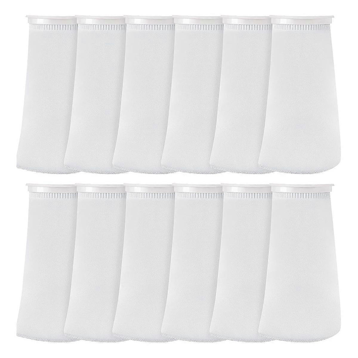 16 Pack of Filter Socks, 200 Micrometres, for Fish Tank/Saline Aquarium, Pond, for Sump/Overflow
