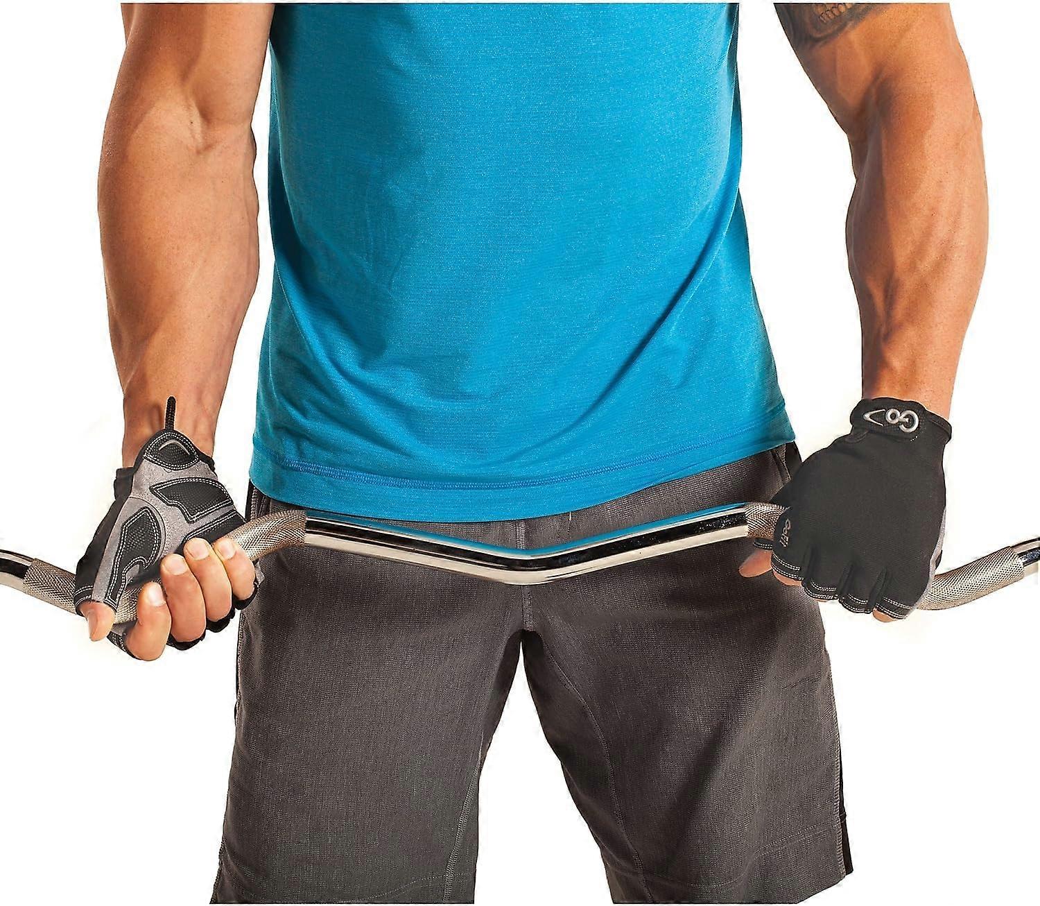 Wfit Xtrainer Men Black Cross Training Gloves, Large (GF-CT-LG)