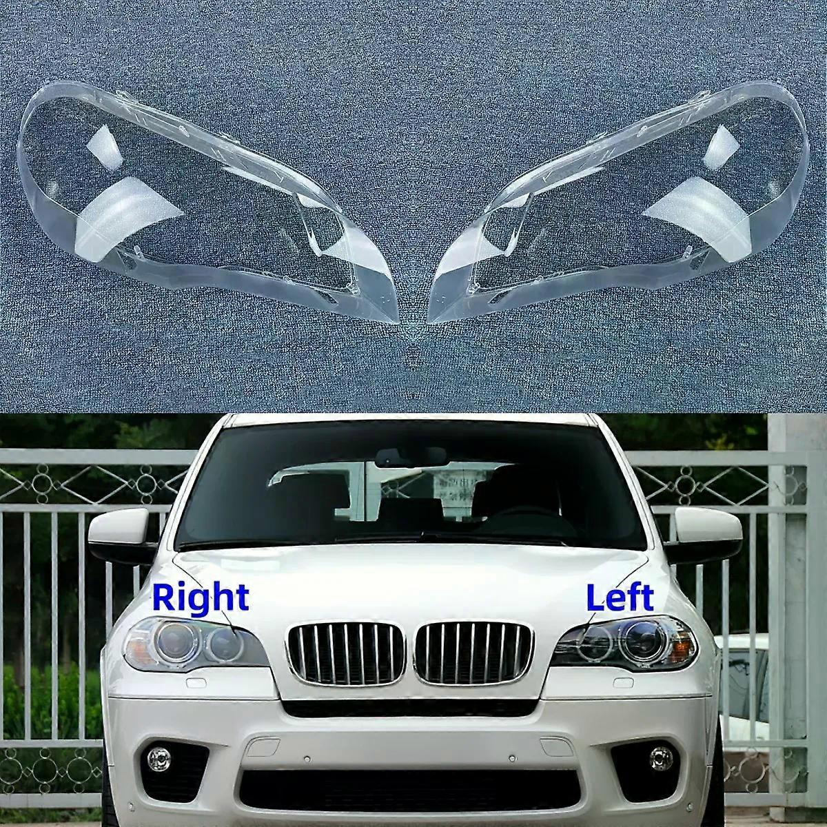 High qualityFor BMW X5 E70 2007 2008 2009 2010 2011 2012 2013 Car Detailing Headlight Transparency Shell Imported PC Material Durable