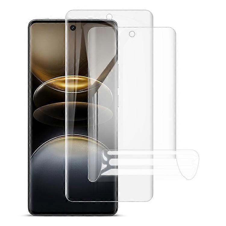 IMAK 2個/セットヒドロゲルフィルムIII生体内X100s Pro 5G / X100ウルトラ5Gスクリーンプロテクター透明フレキシブルTPUフィルムに対応