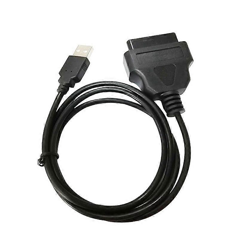 16PIN USB AM To OBD2 Female Conversion Cable Car Computer Diagnostic Cable
