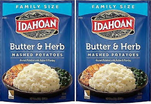 Idahoan Family Size Kartoffelpüree Butter & Kräuter 2er Pack