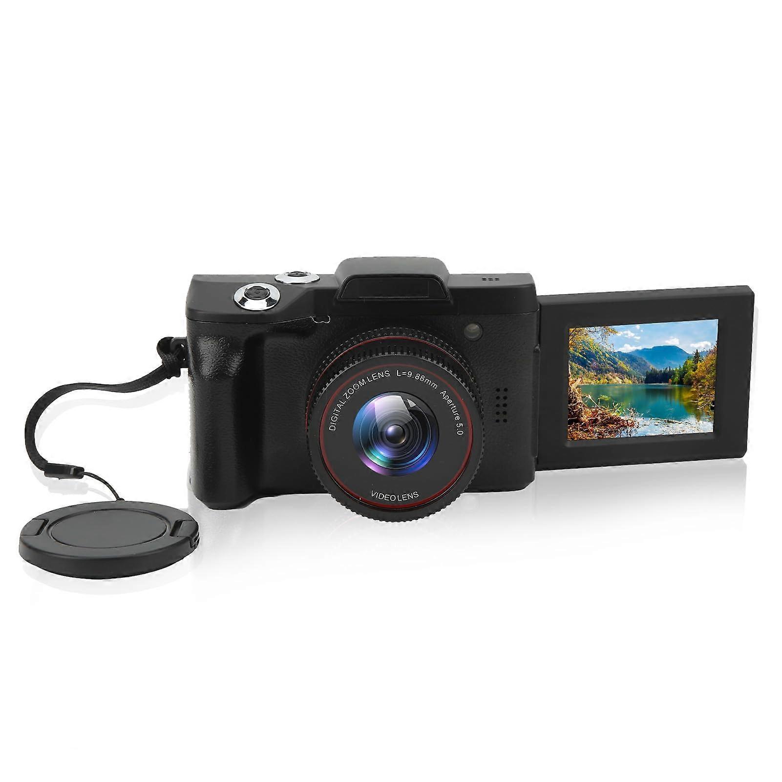 Portable Digital Video Camera Camcorder 16MP 16X Zoom 1080P HD with 2.4 Inch Flip Screen for Easy Recording