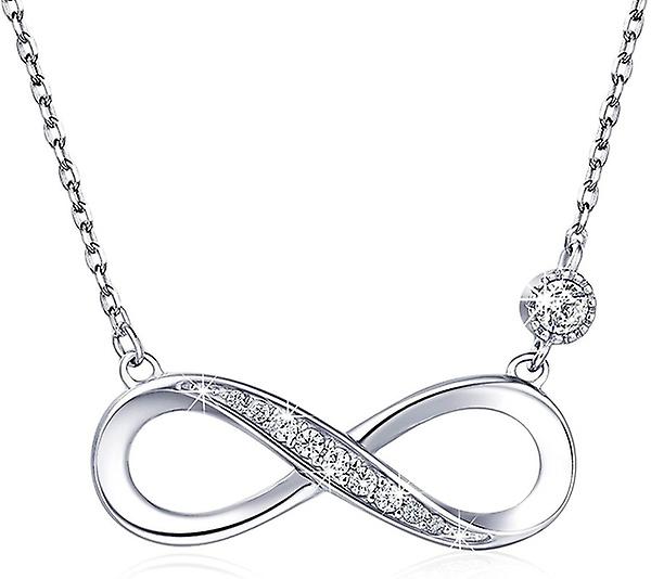 Forever Love "infinite Beloved Pendant Necklace [silver]