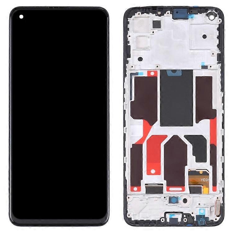 Compatible For OnePlus Nord CE 5G EB2101, EB2103 OEM Grade S LCD Screen and Digitizer Assembly + Frame (Without Logo)