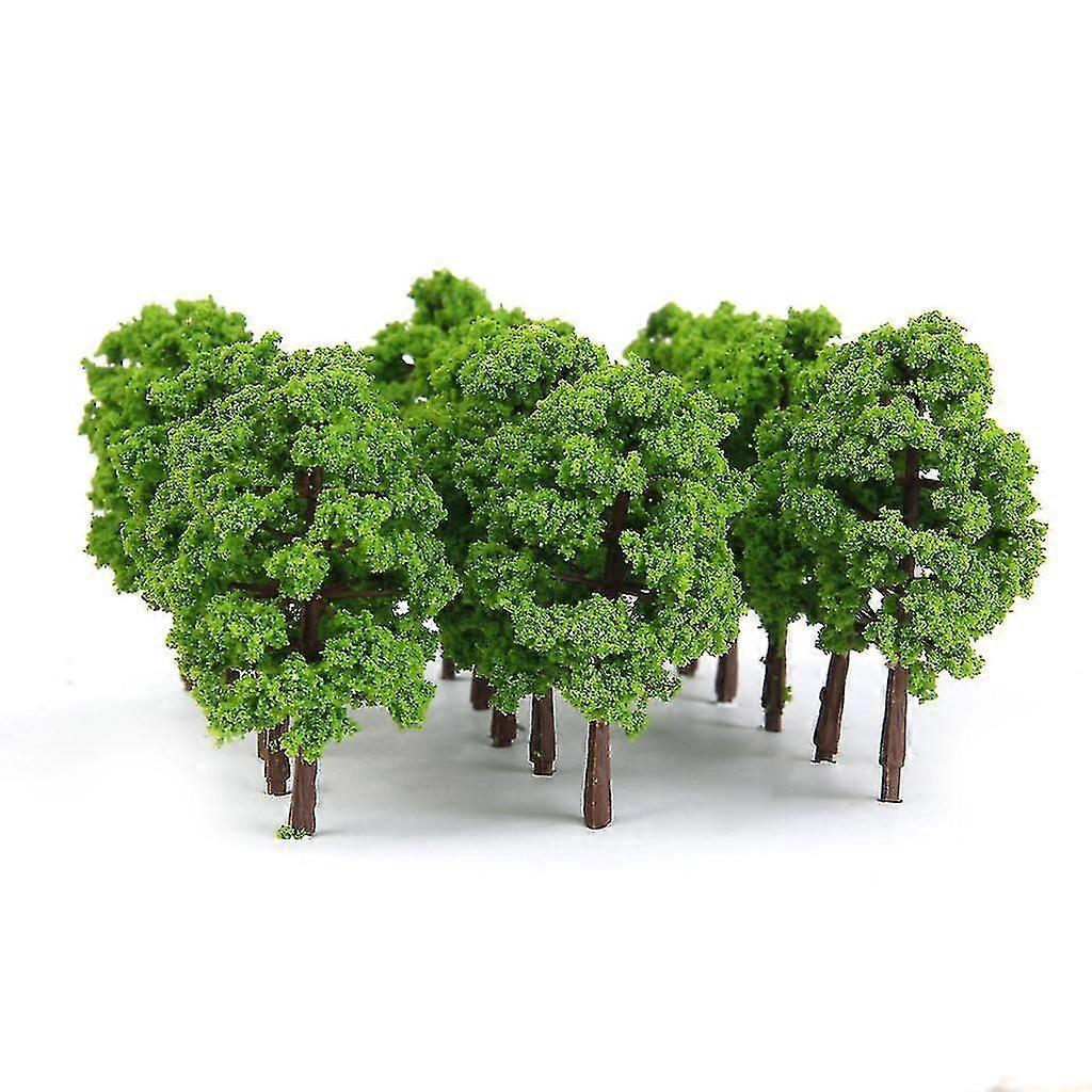 Born Pretty 20 Pieces 1/150 Model Trees Train Scenery Architecture Plant Fake Trees For Diy Crafts, Building Model, Scenery Landscape