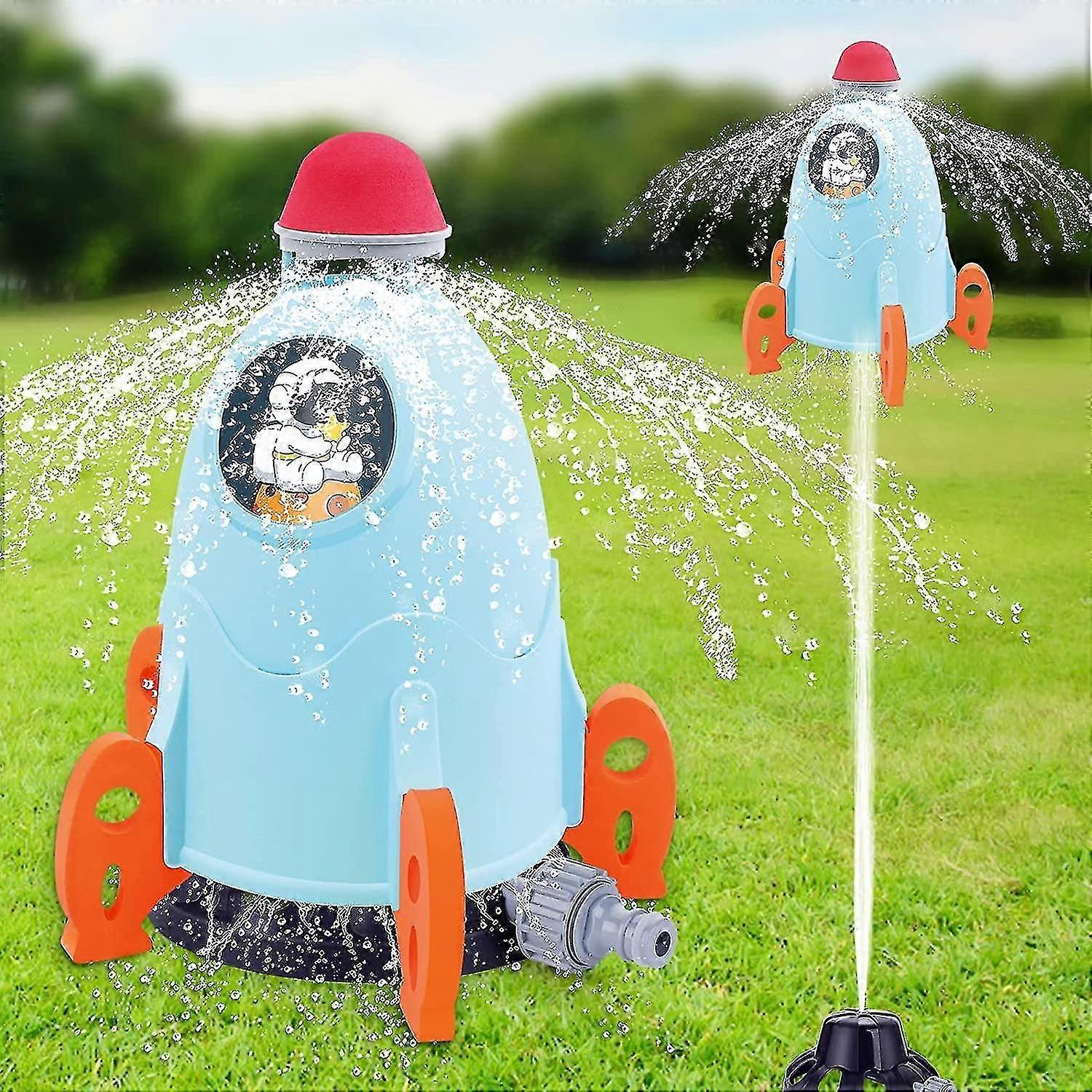 水ロケットスプリンクラー、水のおもちゃ、庭の屋外の子供の庭のスプリンクラー/夏の屋外の庭のおもちゃの芝生のロケットスプリンクラー