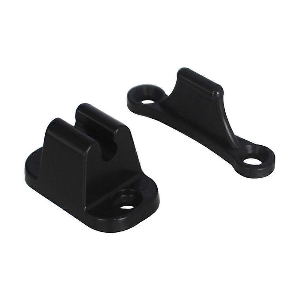 Door Retainer Kit T Shape Door Stop Retaining Catch Latch for Rv Caravan Boat Door Retainer Holder Black
