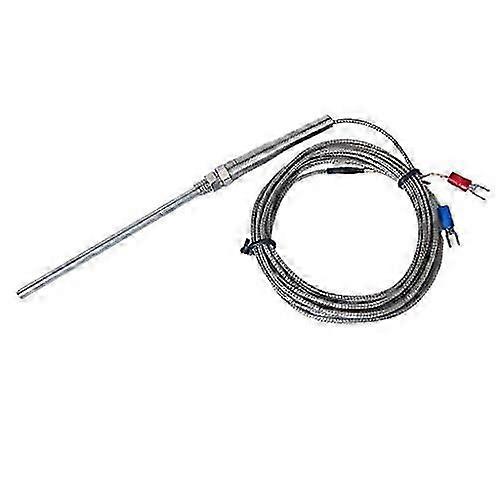 Sharplace 100mm Spade K-Type Thermocouple Temperature Controller Thermocouple Sensor -100C to 1250C Probe 2M