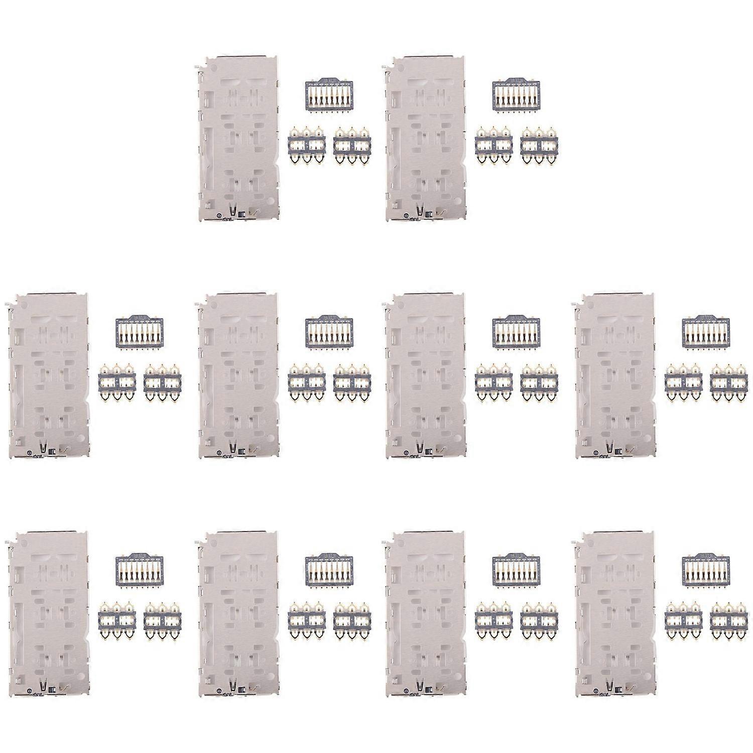 10pcs COMPATIBLE SIM Reader For Galaxy A10 SM-A105