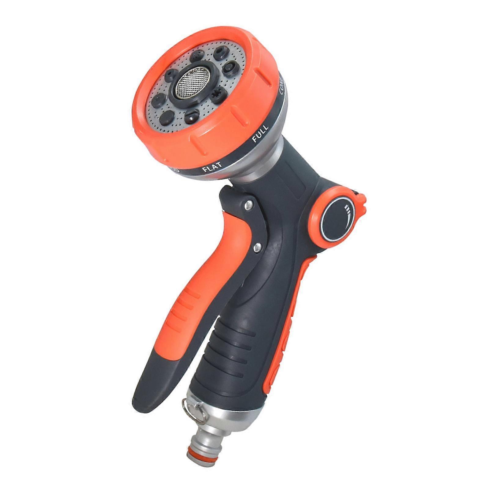 8 Pattern Spray Garden Hose Nozzle Sprayer High Pressure