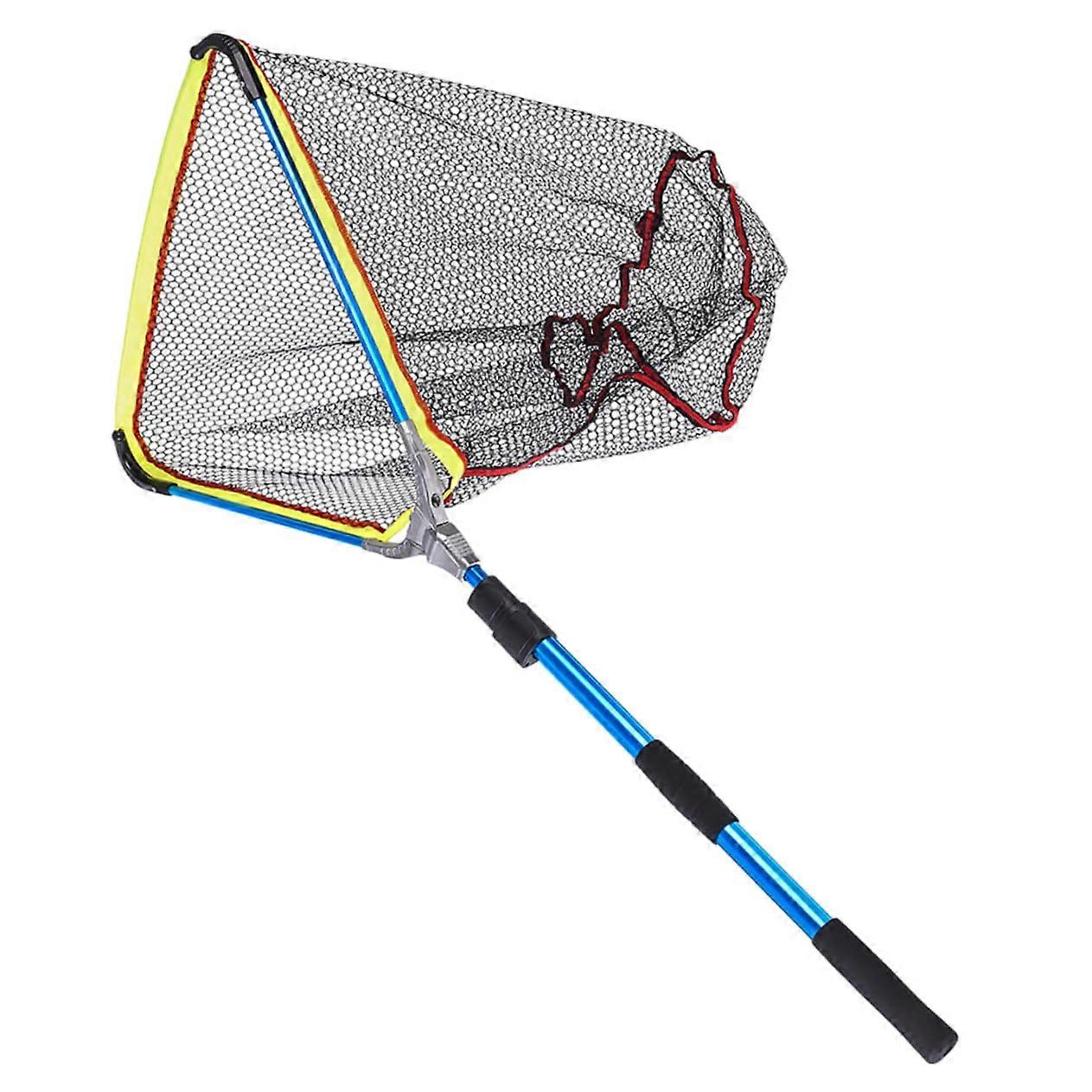 Fishing and Aquarium Tool Aluminum Alloy Folding Net Large Triangle Strong and for Fish Shrimp and Tank Cleaning
